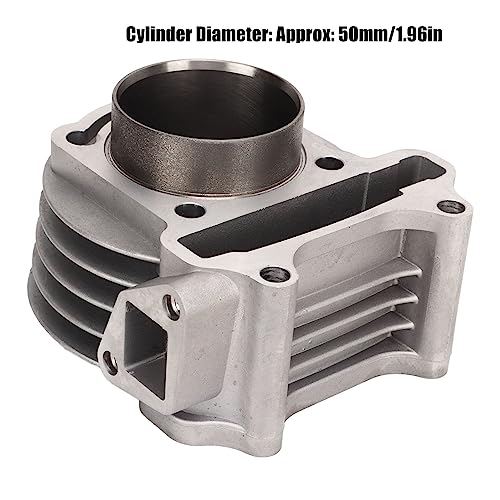 Conjunto do cilindro do motor, kit completo de cilindro de motocicleta de 50 mm à prova de ferrugem