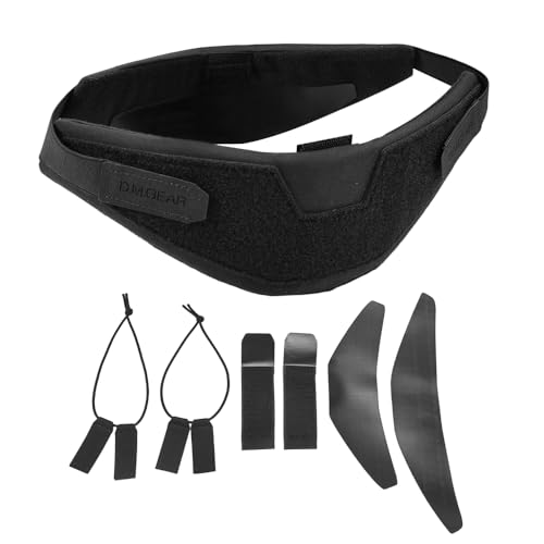 FARMSOLDIER Tactical Vest Universal Collar Neck Protection,Outdoor Sports Airsoft Neck Protection Board,Tactical Vest Collar Equipment for JPC FCSK 6094 CPC Black