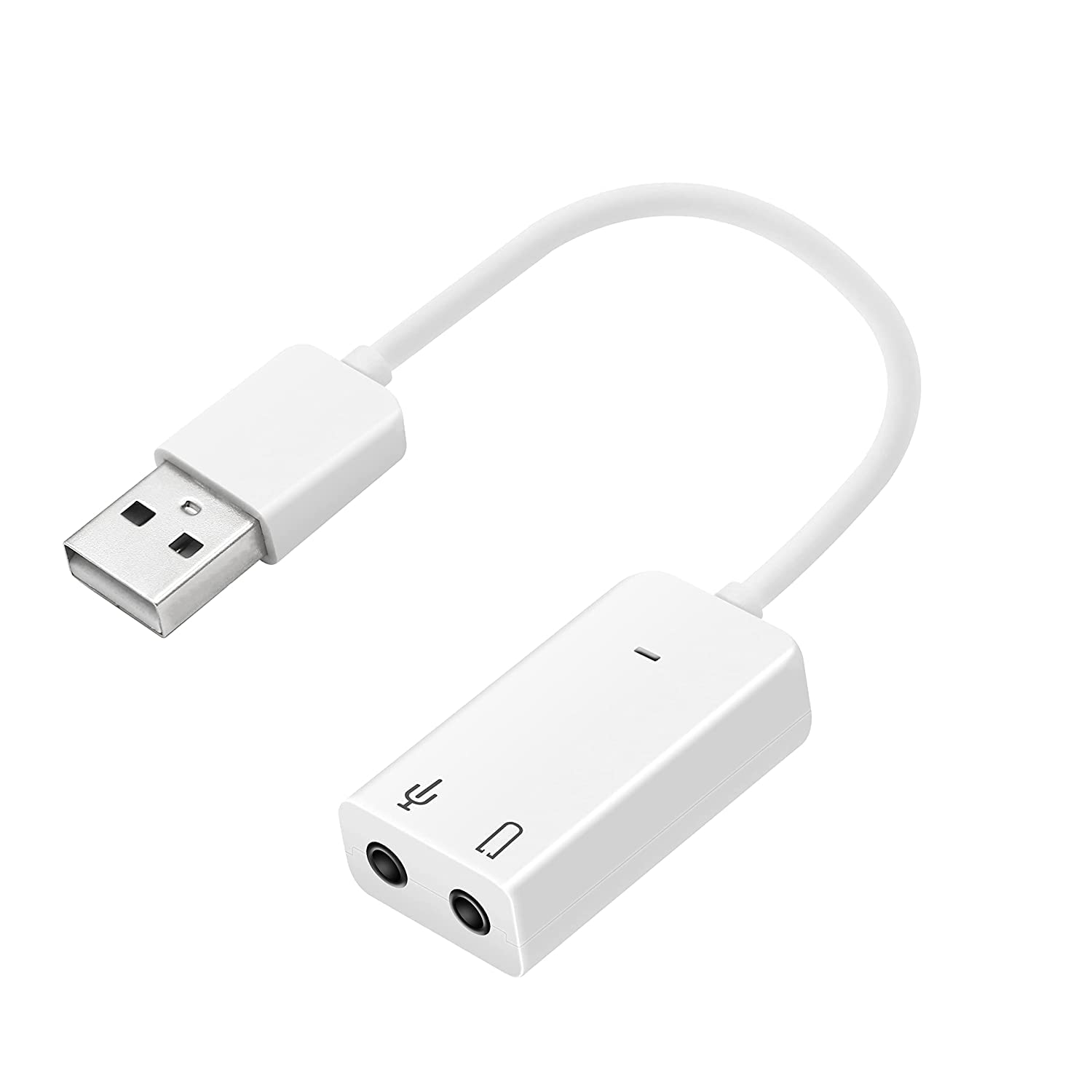 Meshiv USB External Sound Card for Laptop, PC | 3.5mm Jack for Headphone and Microphone | 7.1 Channel Stereo Experience (B09Z959NB3) Amazon Price History, Amazon Price Tracker