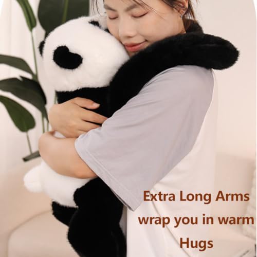 chilsoby 17.7 inch Panda Weighted Stuffed Animals, Weighted Plush Animal, Cute Soft Plush Toy Pillow Hugging Plushie Birthday Gifts for Kids Adults by chilsoby - Used condition - Image 2
