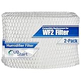 2-Pack Replacement Filter for Kaz WF2 Humidifier Filter - Compatible with Vicks Model WF2, Fits Protec PWF2 Wicking Filters for Honeywell HCM-350 HCM-710, V3900 V3100 V3700 VEV400