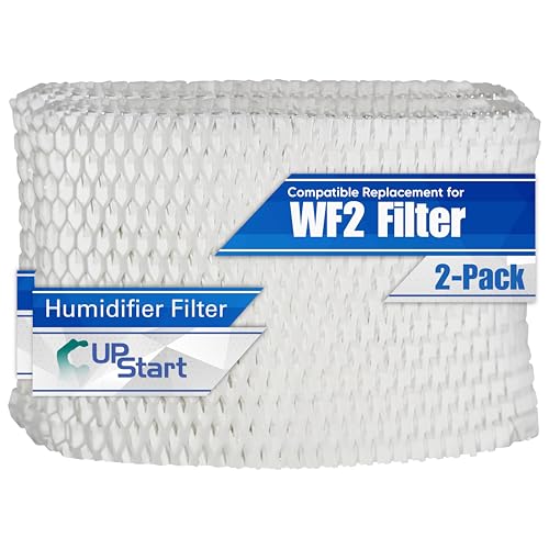 2-Pack Replacement Filter for Kaz WF2 Humidifier Filter - Compatible with Vicks Model WF2, Fits Protec PWF2 Wicking Filters for Honeywell HCM-350 HCM-710, V3900 V3100 V3700 VEV400