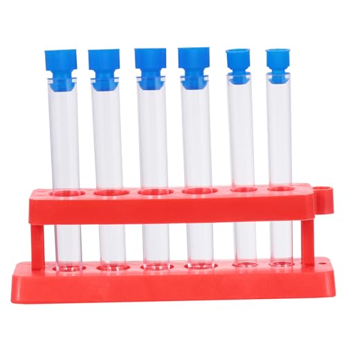 SOLUSTRE 3 Pack Detachable Tube Rack Large Flat Bottom Test Tubes Storage Holder for Chemistry Lab Classroom and Home Use