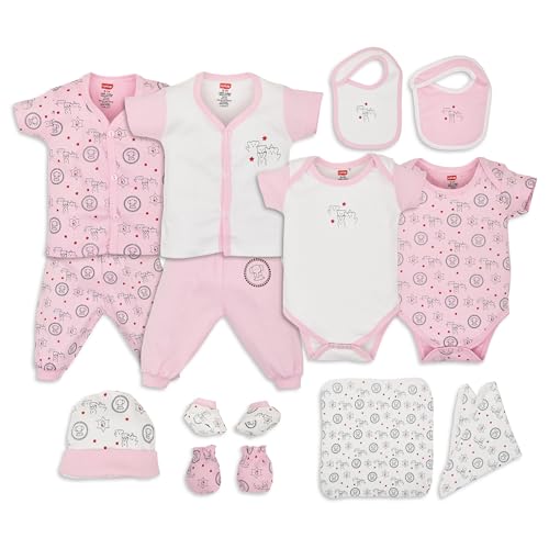 Image of Baby Boys & Girls Cotton Baby Giftset Multicolor pack of 13