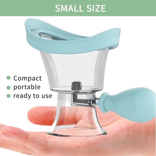 Image of Eye Wash Cup, Squeeze Rinsing Eye Wash Cup For Tired Eyes, Silicone Manual Air Pressure Eye Cleaning Cup for Eye Rinse, Reduce Dust and Cosmetic Irritation