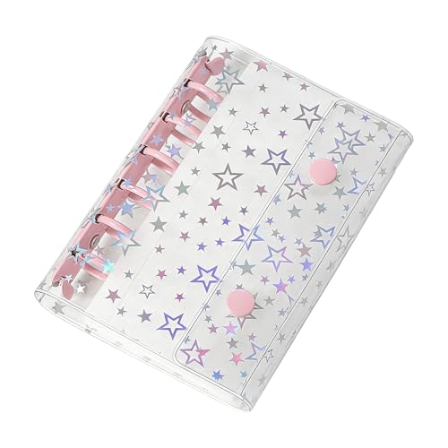 Couverture A7 paillettes en PVC premium pour carnet de notes et organiseur de luxe souple