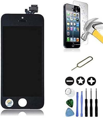 Mobilevie Pantalla LCD Retina + Pantalla Táctil En Chasis No iPhone Completa - Negro, iPhone 5