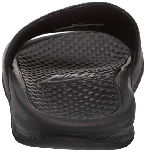 NIKE Men's Benassi Just Do It Sandal, black/black, 11 D US - Image 4