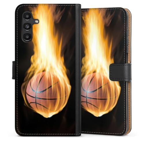 Etui Galaxy A04s Coque Portefeuille Magnetique Finition Sport Basket