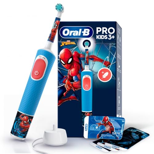 Escova de dentes elétrica Homem-Aranha