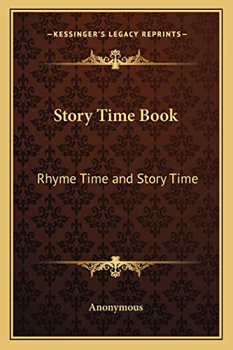 Story Time Book: Rhyme Time and Story Time