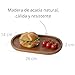 Imagen de Kook Time Bandeja Decorativa de Madera de Acacia Curve