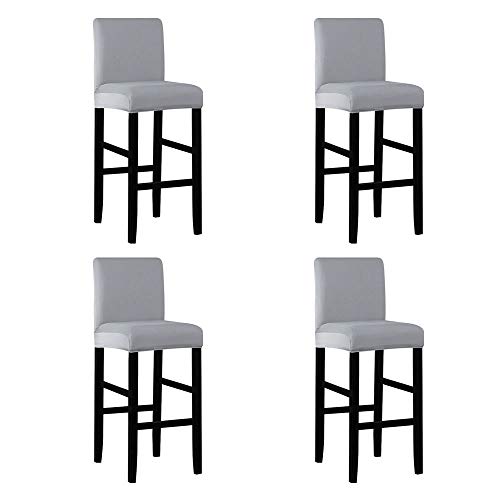 6pcs Coprisedie con Schienale Basso Fodere Sedie