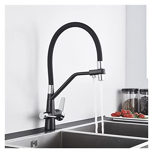 Robinet de filtre de cuisine avec fonction de purification d'eau double sortie