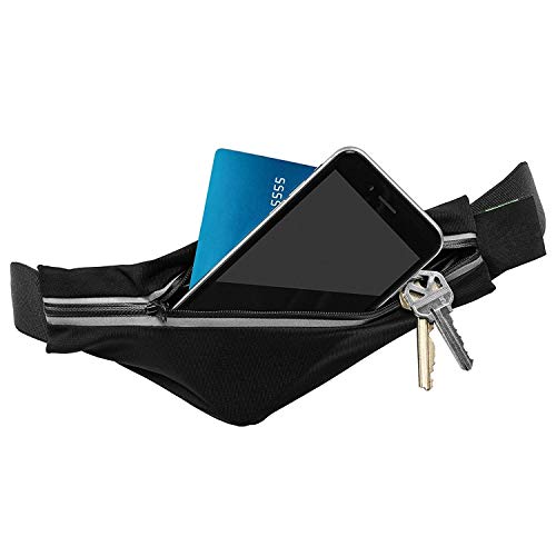 Image of Sport Running Marathon Polyester Waist Bag Pouch and Belt (Zip Color May Wary) (Pink)