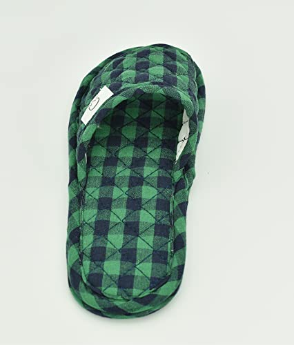 Image of Ultralight Soft Indoor Open Toe Cotton linen Slippers Absorb Sweat Cloth Bottom House Slippers