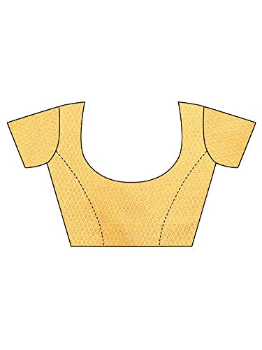 Image of AKHILAM Women's Fashion Chiffon Saree With Blouse Piece