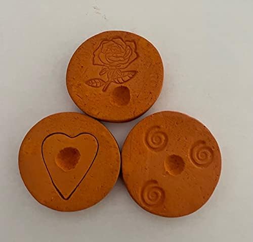 Aromatherapy Terra Cotta Stone Diffuser Set of 3