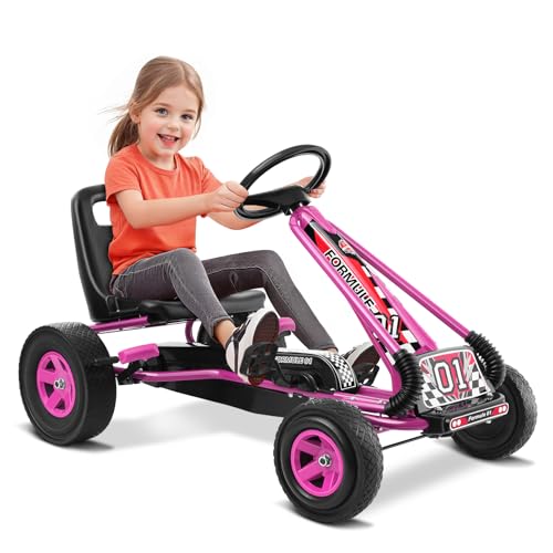 HOMGX Off-Road Pink Kart