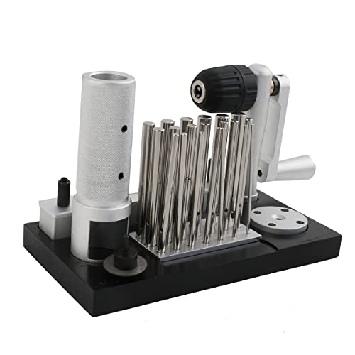 Cdzhltg Jump Ring Maker, Jewelry Making Tool, Professional Stainless Steel Manual Jump Ring Maker Machine Jewelry Tool With 20 Mandrel Accessory From 2.5Mm To 12Mm, 10.6 * 6.3 * 4.7In #TOP5