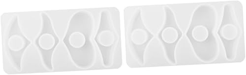 SEWACC 2 moldes para resina de gelatinas para marcapáginas de resina, molde epoxi, molde de resina para marcapáginas, moldes novedosos para