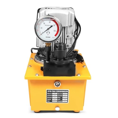 Image of Nakkaa 750W 220V 7L Electric Hydraulic Pump Double Return Pump with 3 Meter Oil Pipe Prototype Switch Hydraulic Power Pack Cylinder Electric Portable Pump