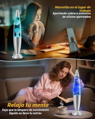 Lámpara de lava para niños ideal para el relax en el dormitorio 5