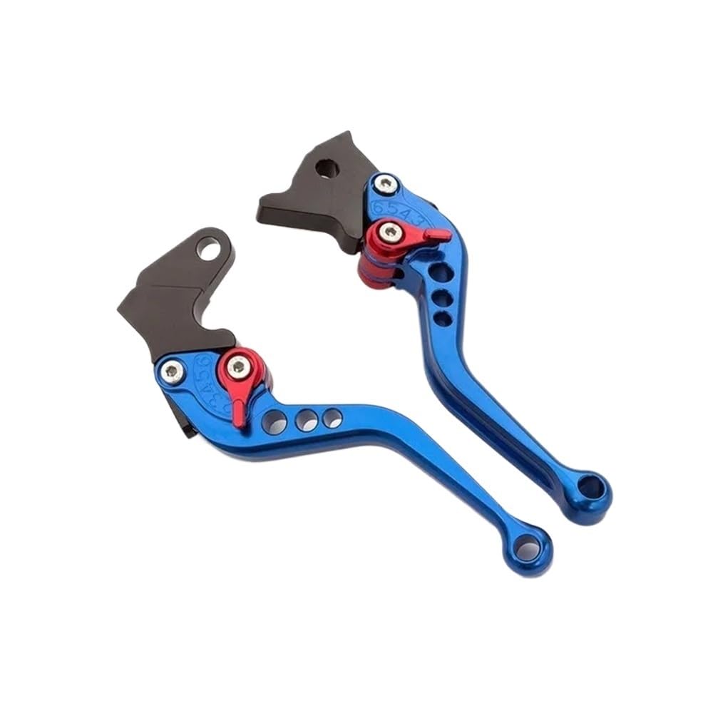 AGSBDCYU for HO&ND&A CBR 600RR 1000RR CBR600RR CBR1000RR FIREBLADE 2007-2019 Motorcycle Brakes Levers Handle(Black Grips)(Short Blue)