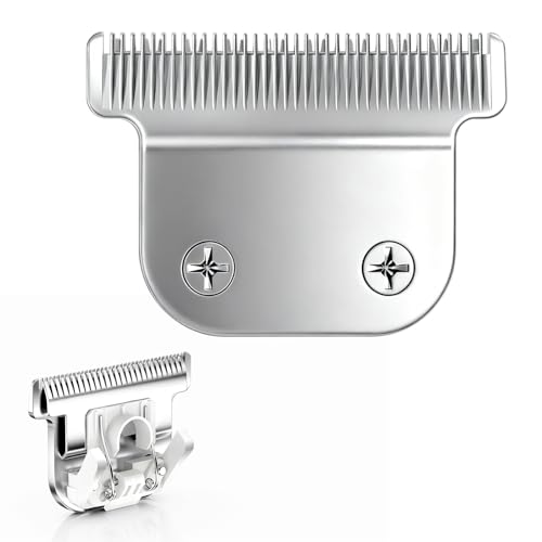 T-Blade Detachable Replacement Blades Compatible with Wahl Trimmers 9864/9864SS/9686/9818A/9854L/9876L/WSS3L/SS2L High-Quality 440C Stainless Steel 0.5mm Precision Cut Professional Grooming 1 Pack