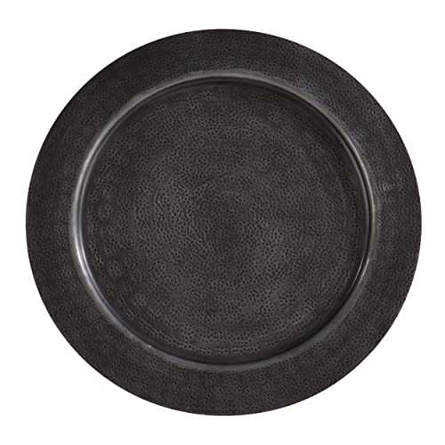 Platos Decorativos Redondos 13 in Pack x4 Gris Grafito miniatura 1