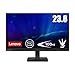 Lenovo L24-4e | 23.8" Full HD WLED Monitor | 1920x1080 | 16:9 | 100 Hz | 4ms Reaktionszeit | IPS-Panel | HDMI | VGA Anschluss | Entspiegelt | Raven schwarz | 3 kg