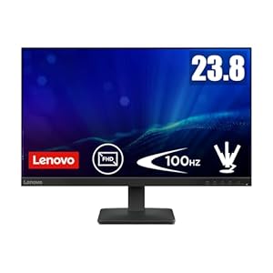 Lenovo L24-4e | 23.8″ Full HD WLED Monitor | 1920×1080 | 16:9 | 100 Hz | 4ms Reaktionszeit | IPS-Panel | HDMI | VGA Anschluss | Entspiegelt | Raven schwarz | 3 kg