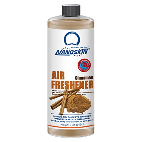 Image of Nanoskin Concentrated Air Freshener - CINNAMON - Emits Fragrant Scent with Odor Eliminator into The Air to Freshen Interior | Adjustable Dilution up to 9:1 | for Automotive, Home, Office & More