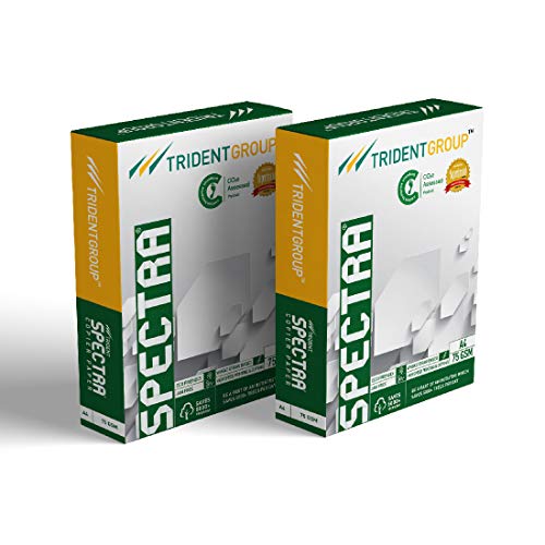 Image of Trident Spectra Spectra -75 Copier Paper, 5 cm x 22 cm x 34 cm (2 Ream / 1000 sheets)