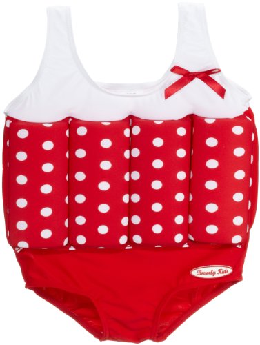 Beverly Kids Mädchen UV Schutz Bojen-Badeanzug Rock & Roll Girl, rot/ weiß, 98 (2-3 Jahre), 20008 Cover