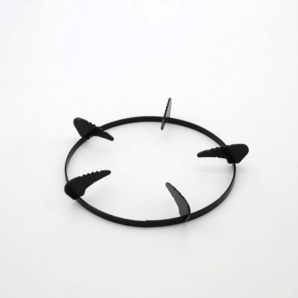 SUNGOOYUE Rejilla De Soporte Para Wok De Hierro Fundido, Paquete De 2 Soportes Para Sartén Con Anillo Para Wok Para Estufa De Gas, 20,3 Cm Exterior 10,7 Cm Interior 3,6 De Altura, Soporte De