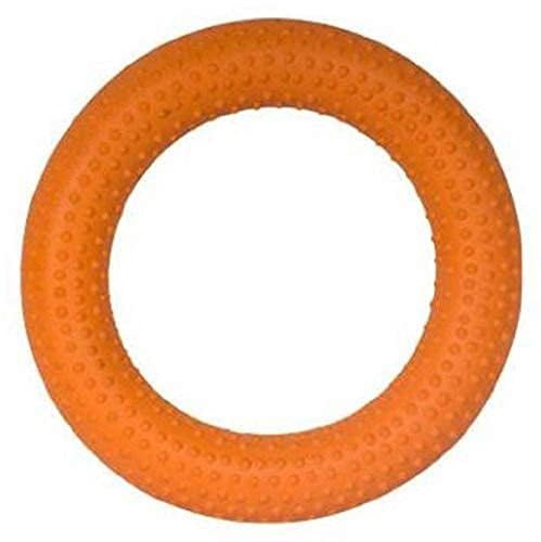CABRIO Rubber Dotted Tennikoit Ring 6 Inches Diameter Orange Color, Kids Playing, Tennis Ring, Rubber Frisbee Ring (Pack of 1)
