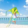 JOYIN 2 Packs Large Delta Kites - Green and Multicolor, Easy to Fly for Kids and Adults With 262.5 ft String - Beach Kite for Outdoor Games Activities and Beach Toys #1