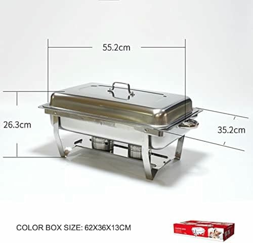 Chafing dish inox pour servir vos plats chauds sans électricité - 4