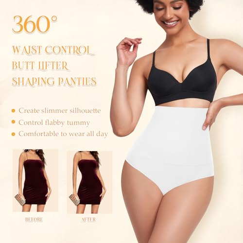 Image of Werena Women Tummy Control Shapewear Panties Shaping Underwear High Waist Body Shaper