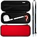 Otamatone Regular [Unicorn] and Matte Case [Red] Bundle Japanese Electronic Musical Instrument Portable Music Synthesizer from Japan Maywa Denki Award Educational Fun Gift for Children Teen Adult