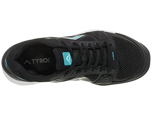 Tyrol Women's Striker Pro V Pickleball Shoes (Black/Teal) (8.5)4