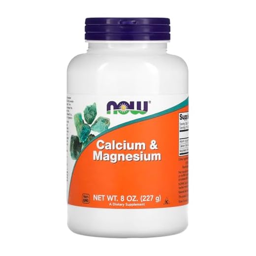 NOW Foods Pó Cálcio e Magnésio 227g Importado