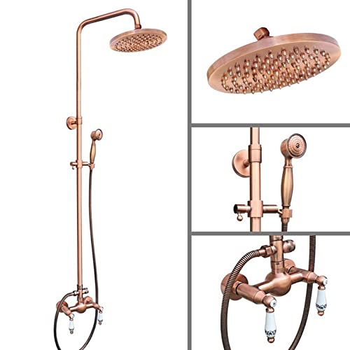 Douche de pluie cuivre rouge antique : créez une oasis bien-être dans votre salle de bains