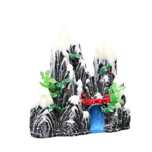 STARTIST 水族館のの置物、造園装飾、水槽のアクセサリー、ツリー、クリエイティブな隠れ家、隠れ家、洞窟、山の景色、石
