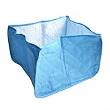 Cubierta antipolvo para tostadora para unidades estándar de 2 y 4 rebanadas, mantiene tu aparato como nuevo (azul L)