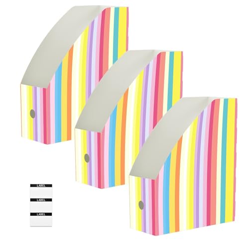 Rangement de magazines taille légale pliable, lot de 6 dossiers contre le désordre de bureau