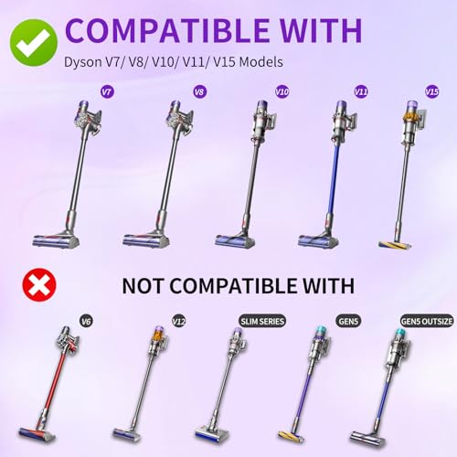 Cabezal de alto par Dyson V10 V11 V15 con luces LED integradas 2