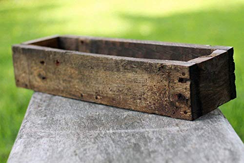 20" Rustic Planters Box (3.25-3.75"T - Short Version) #TOP6