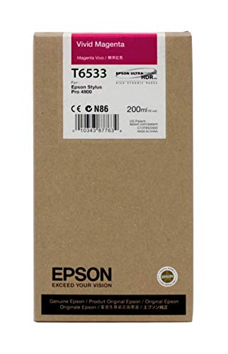 Preisvergleich Produktbild Epson C13T653300 T6533 Tintenpatronen 200 ml, vivid magenta